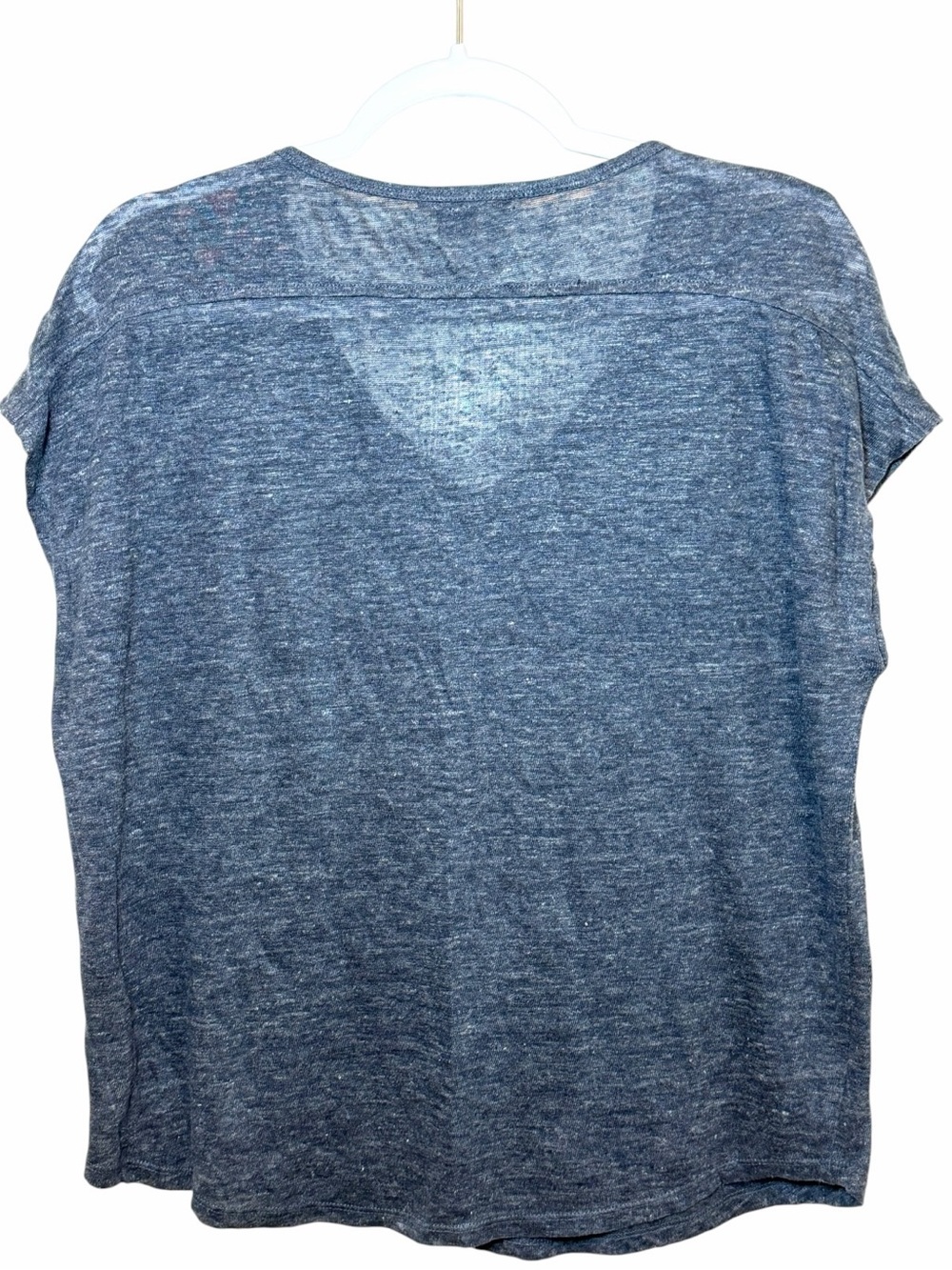 Vince Charcoal Gray V-Neck T-Shirt Size XS - Picture 3 of 9